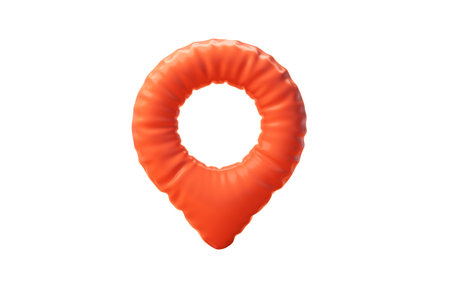 Inflatable soft position locator balloon, 3d rendering. 3D illustration.