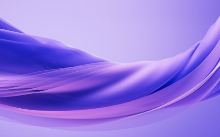 Flowing twisted purple cloth background, 3d rendering. 3D illustration.