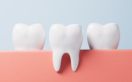 Oral hygiene and dental tooth health concept, 3d rendering. 3D illustration.