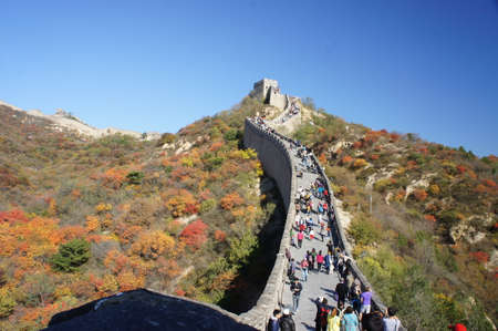 China Great Wall at Badalingのeditorial素材