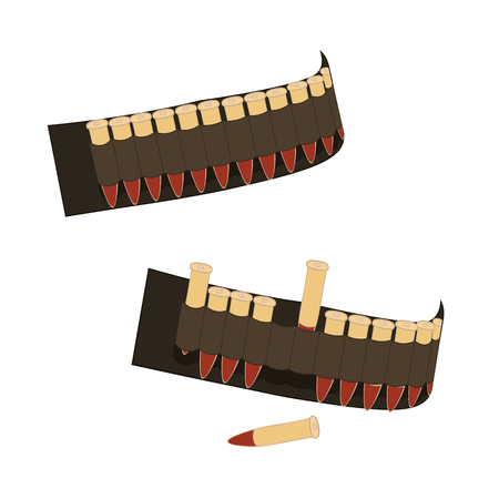 The bandolierのイラスト素材