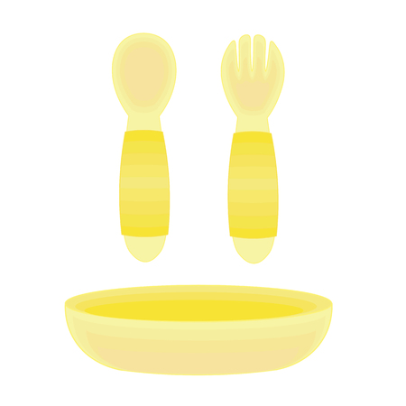 The sign on the car caution child. Little baby Rambo. Sticker for the car to alert the child.のイラスト素材