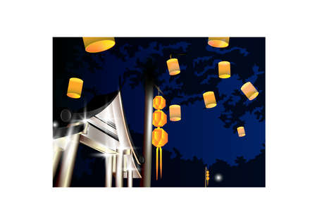 Yi-peng tradition.のイラスト素材