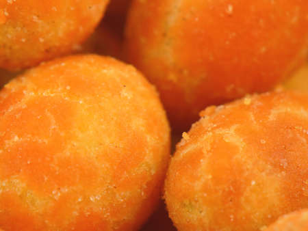 fried nutsの写真素材