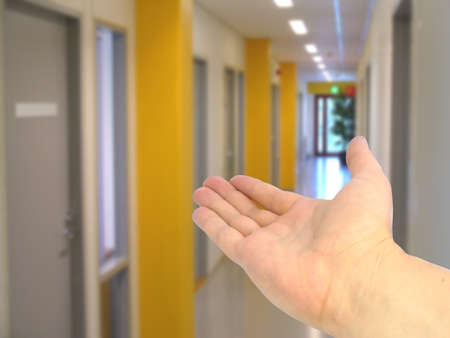 Welcome to office roomsの写真素材