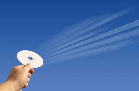 Binary read write on CD/DVDの写真素材