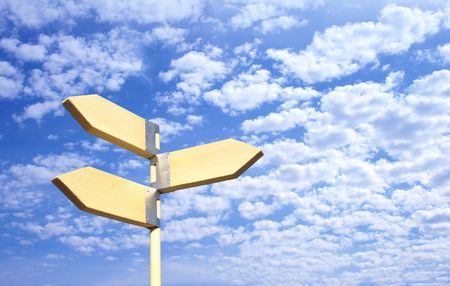 Direction signの写真素材