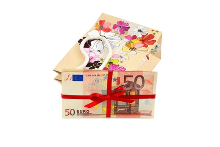 Gift concept. Isolated over white.の写真素材