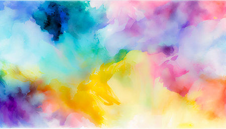 Background made with abstract watercolor. colorful digital abstract paintingの素材