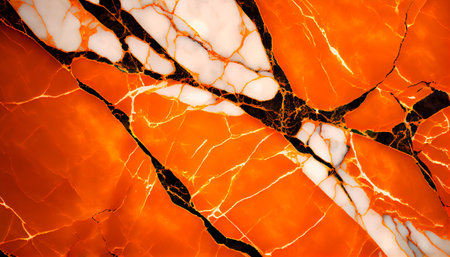 Orange marble texture background. Generative aiの素材
