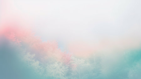 A dreamy pastel color palette evokes a sense of tranquility and calmness in the smooth fog abstract background. Generative AI illustratorの素材