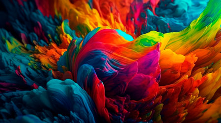 Abstract colorful background created. Generative AI illustratorの素材