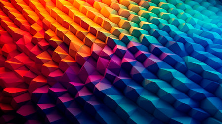 Holographic mermaid scales background. Neon light trendy design. Generative AI illustratorの素材