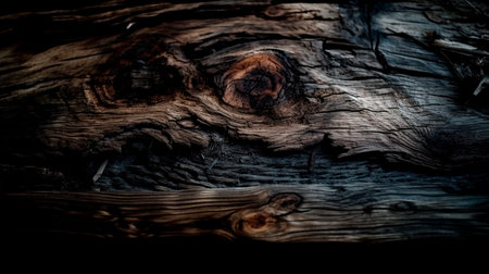 Dark wood background design created. Generative AI illustratorの素材