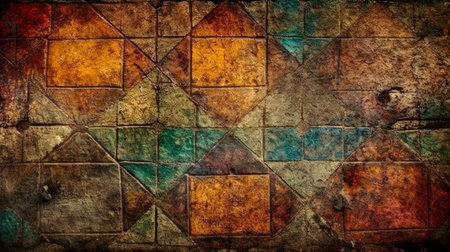 Medieval Grunge Background Texture - Medieval Grunge Backgrounds Series. Generative AI Illustrationの素材