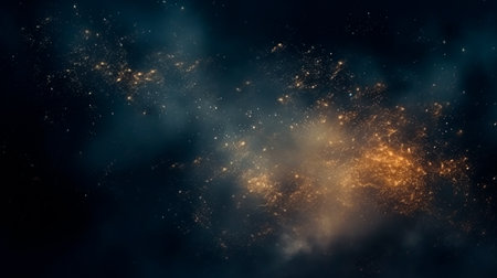 night sky with stars and milky way backgroundの素材