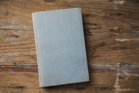 book on a wooden table