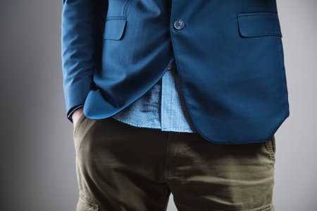 a man is in a suitの写真素材