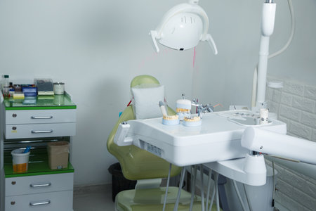dentist's room. dental treatment and careの写真素材