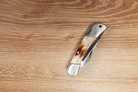 pocket knife on the table