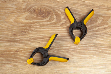 construction clamp on the table
