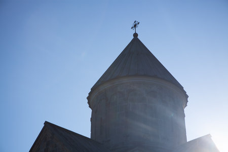ancient church Haghartsin in armeniaの写真素材