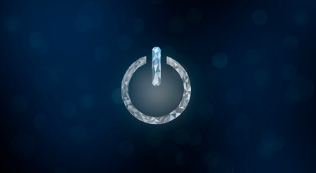 virtual switch on a dark blue background