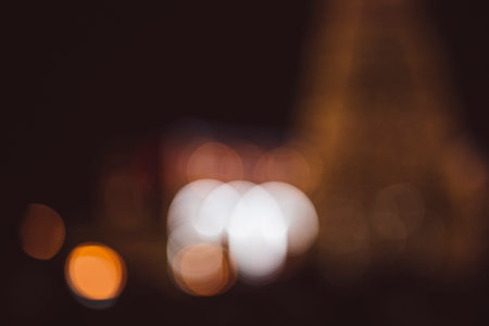 Background from bokeh in the cityの写真素材