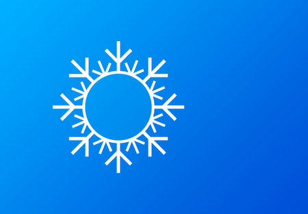 Snowflake frame. New year conceptの写真素材