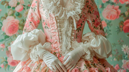 detail of a wedding dressの素材