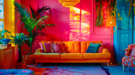 interior of modern living roomの素材