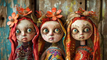 doll dolls in the marketの素材