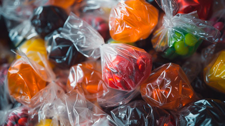 sweet candy on the tableの素材