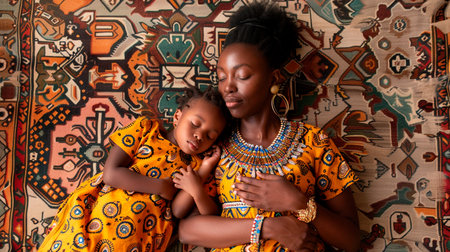 happy mother and daughterの素材