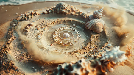 a closeup shot of a beautiful handmade clay textureの素材