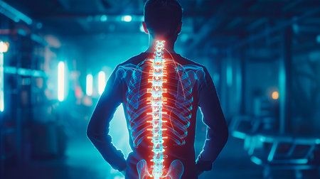 human skeletal anatomy mixed mediaの素材