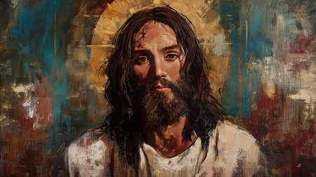 Jesus Christ portraitの素材