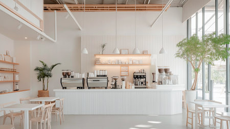 interior of a modern hotelの素材
