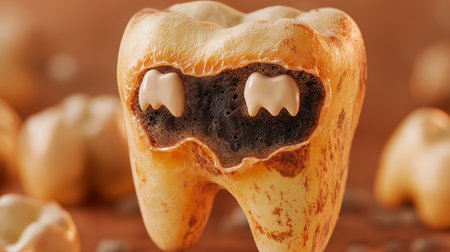 Model of a rotten toothの素材