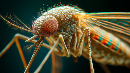 close up of mosquitoの素材