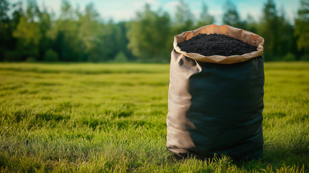 A bag of coal on theの素材