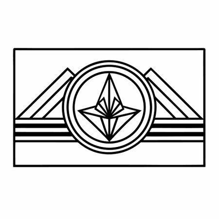 compass guide device isolated icon vector illustration designicon vector illustration designのイラスト素材