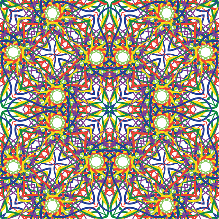 Abstract seamless pattern Kaleidoscopeのイラスト素材