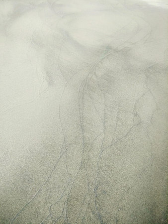 abstract background, texture of the sand on the Saryu river beach, Ayodhya, india