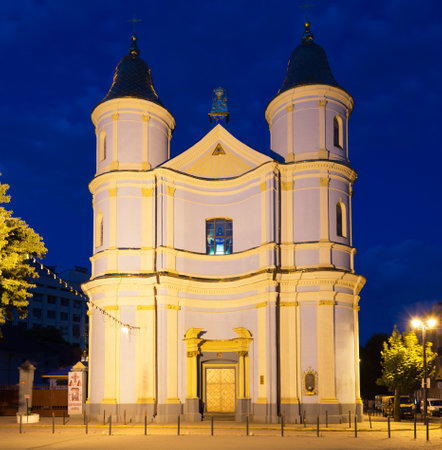 IVANO-FRANKOVSK, UKRAINE - JULY 15, 2014: Armenian church in Ivano-Frankivsk, Ukraine on a sunny summer day IVANO-FRANKOVSK, UKRAINE - JULY 15, 2014: Armenian church in Ivano-Frankivsk, Ukraine on a sunny summer dayのeditorial素材