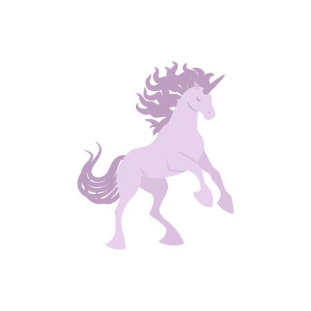 Silhouette unicorn imageのイラスト素材