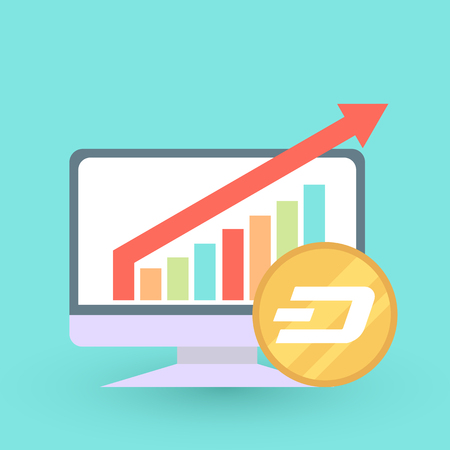 Set of icons with ico blockchain concept, safe bitcoin, cryptocurrency mining, startup project. Compositions with mining of cryptocurrency, coins, banknotes, system users pool, security. Vectorのイラスト素材