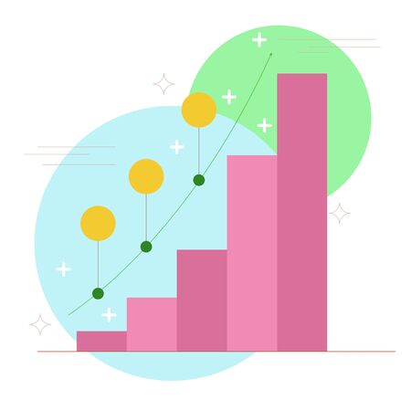 Icons set of finance elements: banking services, currency milestones, financial items, money symbols, currency exchange process. Vector pictogram collection design concept. Euro, dollar, rouble rateのイラスト素材