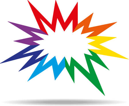 the icon of the colorful partsのイラスト素材