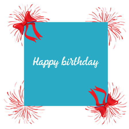 modern birthday greeting card designs for your needs or for gifts to your family or friendsのイラスト素材